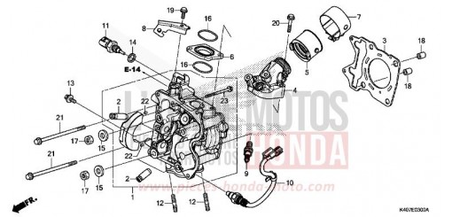 CYLINDER HEAD NSS125ADF de 2016
